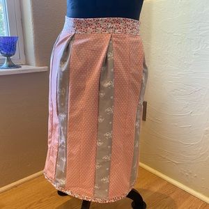 Stripped Long Half Apron